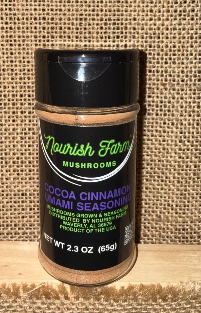 Nourish Farm Cocoa Cinnamon Umami Seasoning Bottle 2.3oz